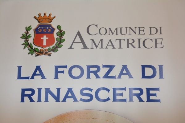 Soutien aux victimes du tremblement de terre du 24 août 2016 / Visite à Amatrice